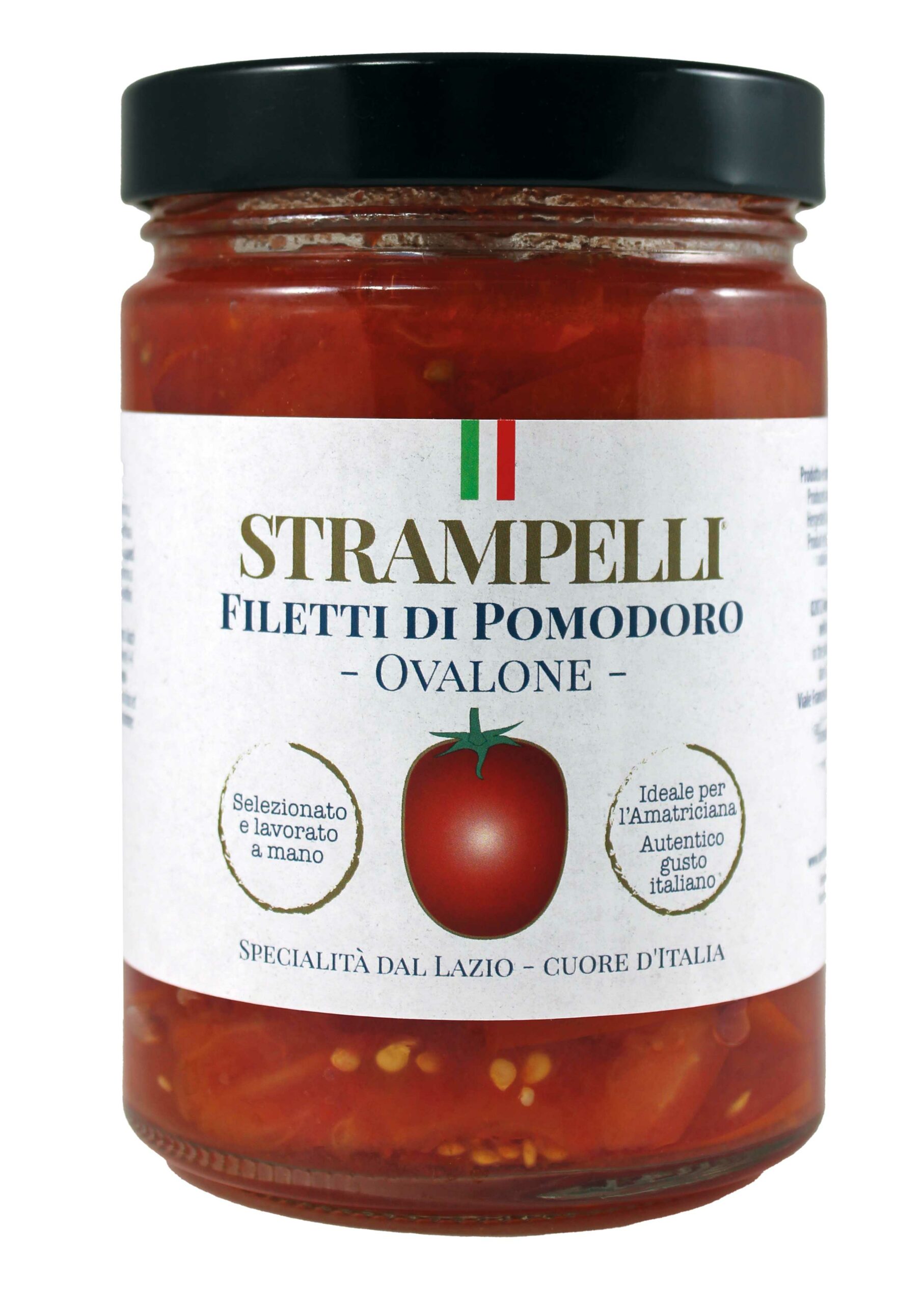 Rigatoni - Pasta di semola di grano duro, ruvida e porosa, grano 100% italiano, essiccazione lenta a bassa temperatura.